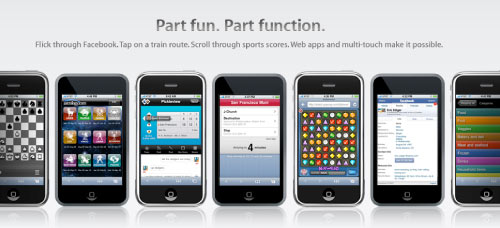 Apple starts pushing ‘Web Apps’