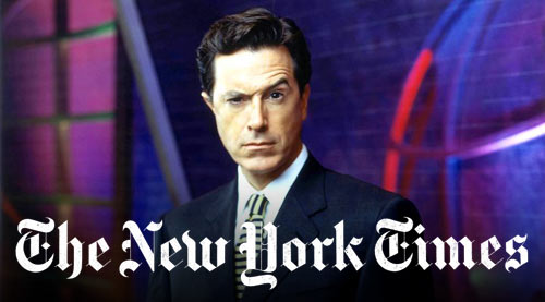 Colbert’s column in the NYT’s