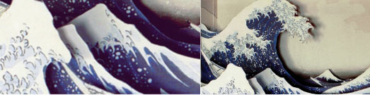 Great Wave diorama