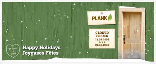 Plank holidays