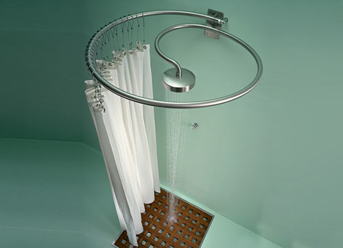 The spiral shower